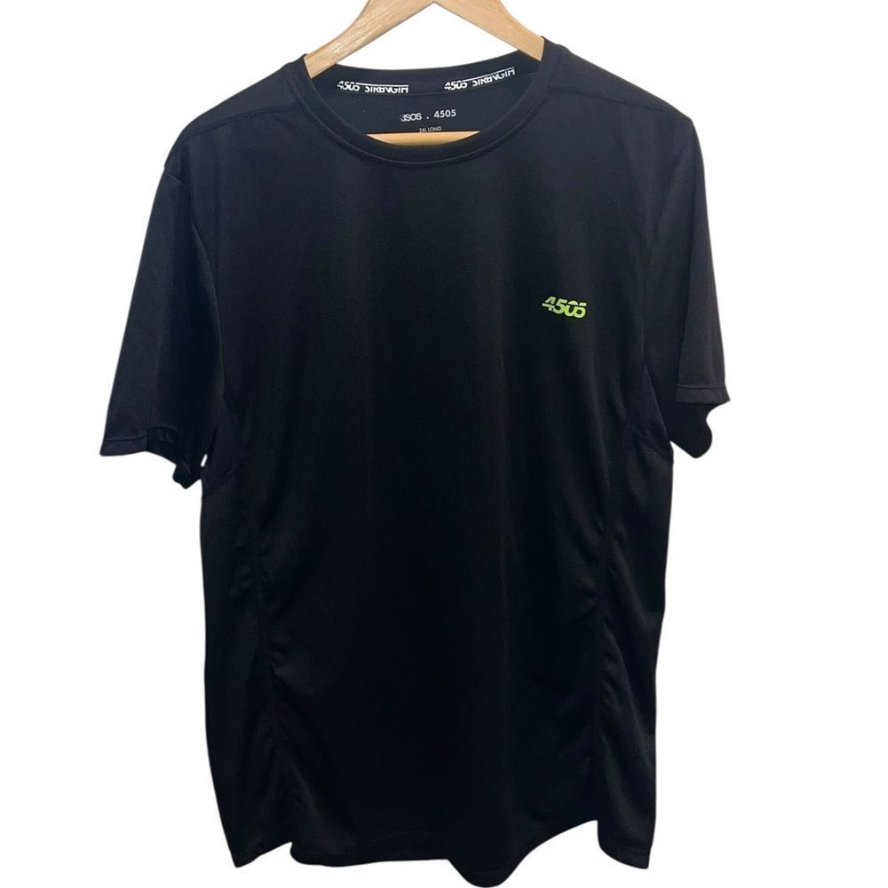 ASOS 4505 Men’s Black Performance Athletic T-Shirt 2XL Long Moisture Wicking